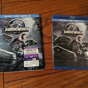 Jurassic World Blu-Ray + DVD 2015 Chris Pratt Dallas Bryce Howard Slipcover